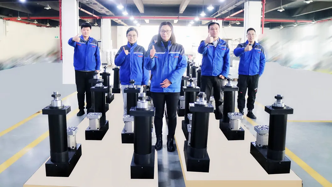 Цяжкая цяга 38КН прамысловай аўтаматызацыі электрычны лінейны прывад