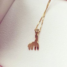 Fashion Gold-Plated Sterling Silver Necklace, 925 Sterling Silver Wholesale, PT90179.Fashion Necklace.