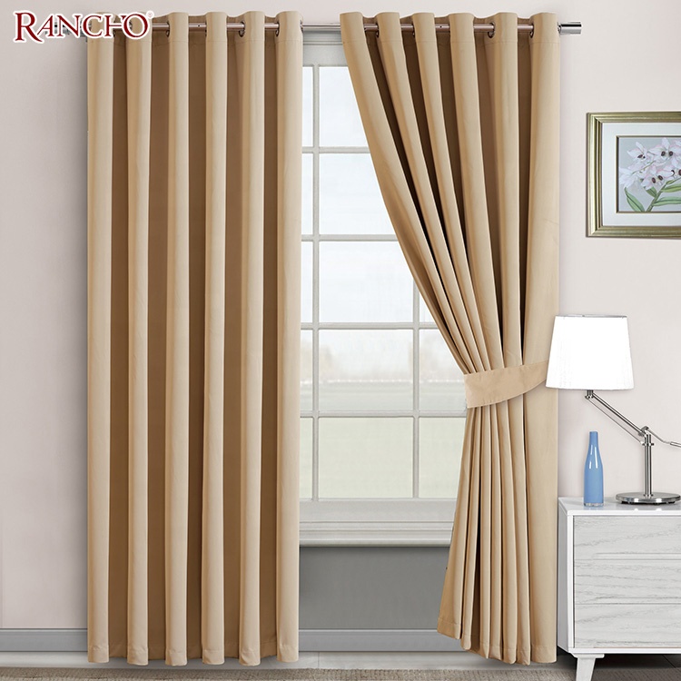 Pure Polyester Window Curtains