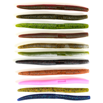Fresh Water Soft Lure Worm Bass Lures 135mm 10g Senkos