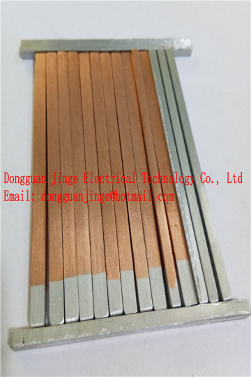 Good conductivity copper aluminum transition strip