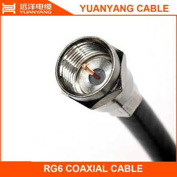 rg6 cable coaxial satellite cable for dish ku band and c band dish cable for tv system linan factory