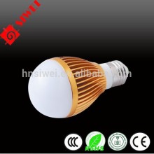 high brightness glob led e14&e27 led bulb lighting with aluminium material