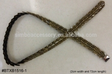 vintage brass pectinid stretch metal belt, elastic metal belt,lady metal belt,garment accessories,new for 2016