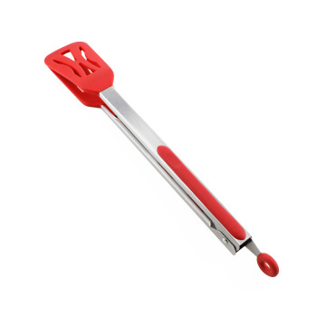 kitchen Tongs with Silicone Tips Set