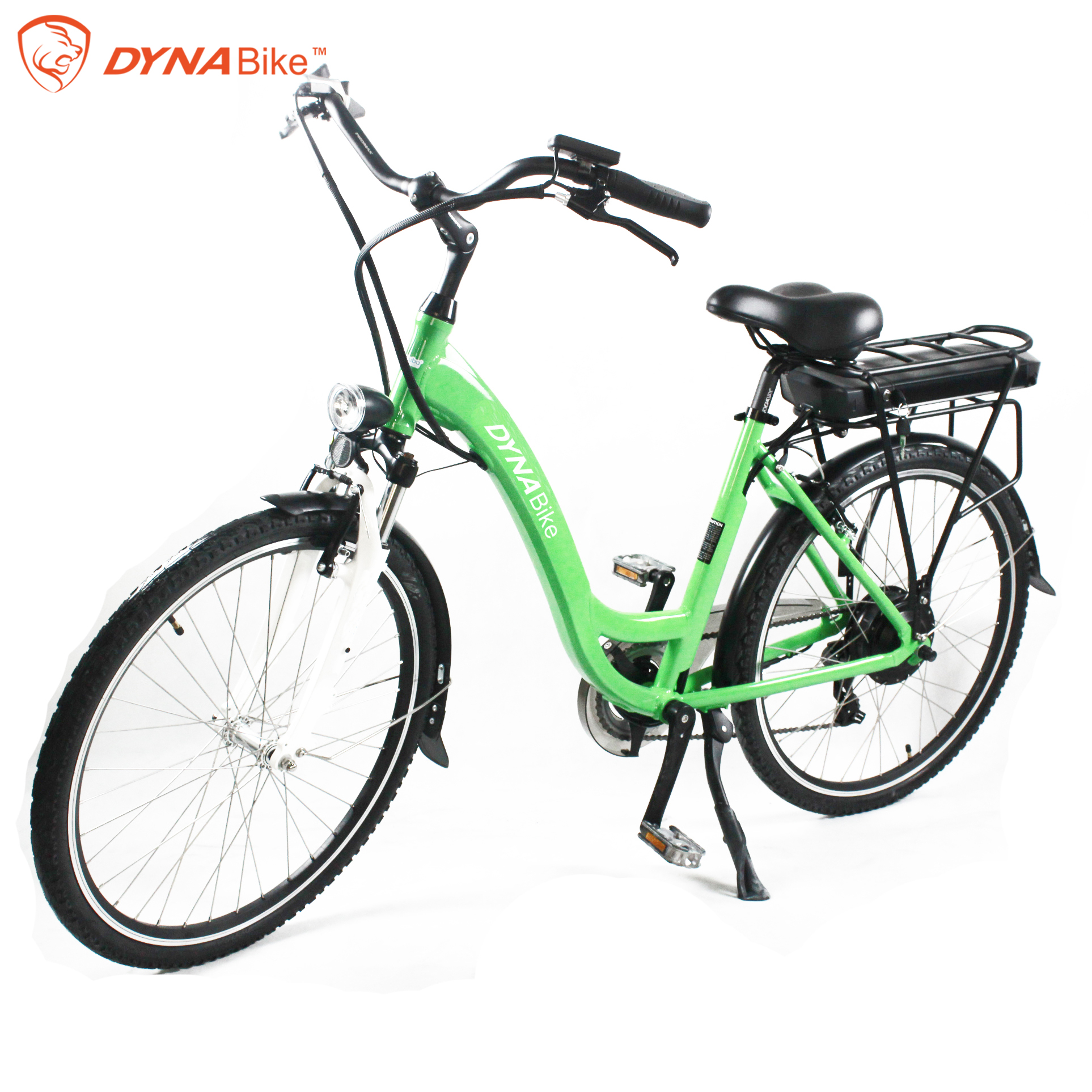 Shanghai 36V 300W 12.8Ah Women ride blue green city bike electric bicycle