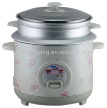 Aluminum Alloy Inner Pot Cylindrical Rice Cooker with Steamer