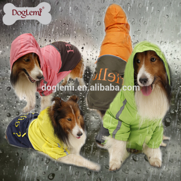 waterproof work Pet rain Coat dog jackets