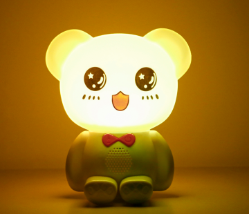 Room Decor Animal Night Lights Silicone Bear Lamp