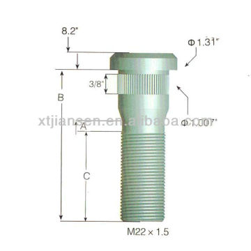 Truck Wheel Hub Bolt