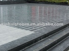 Black Granite-Outdoor Stone Stairs
