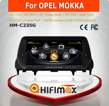 Hifimax touch screen car dvd gps for opel mokka dvd gps nagitaion for opel mokka