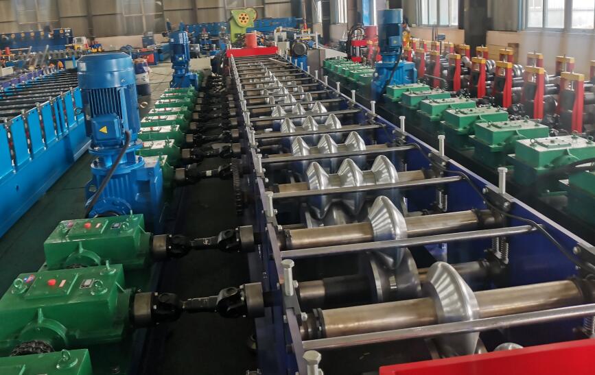 2 wave and 3 wave highway guardrail roll forming machine