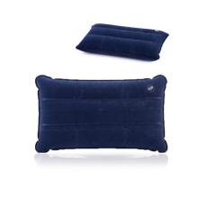 Inflatable Flocking Pillow Neck Pillow for Camping Hiking Travel Outdoor Sports Office Nap Portable Pillow