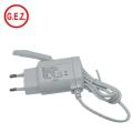 GEZ High quality white adapters plug power adapter AC DC power supply 100-240V