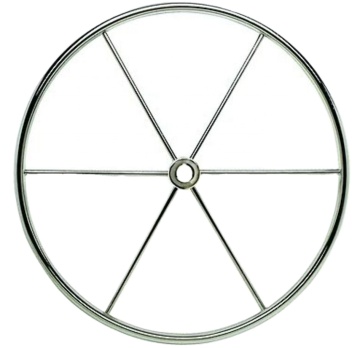 Stainless Steel Yacht Steering Wheel for Boats and Ships