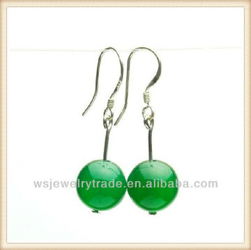 Green Agate Eardrop Earring Factory Wholesale