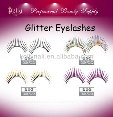 Handmade Synthetic Eyelashes Decorative Glitter False Eyelashes