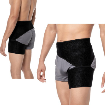 Adjustable Kcross Groin Thigh Sleeve Hip Support Wrap for Pulled Groin and Sciatic Nerve Pain