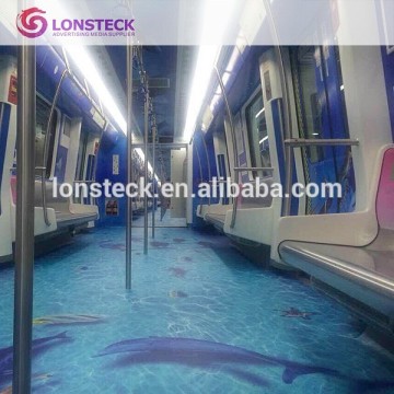 Clear self adhensive vinyl for subway