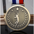 Medalha esportiva personalizada de badminton de personalidade