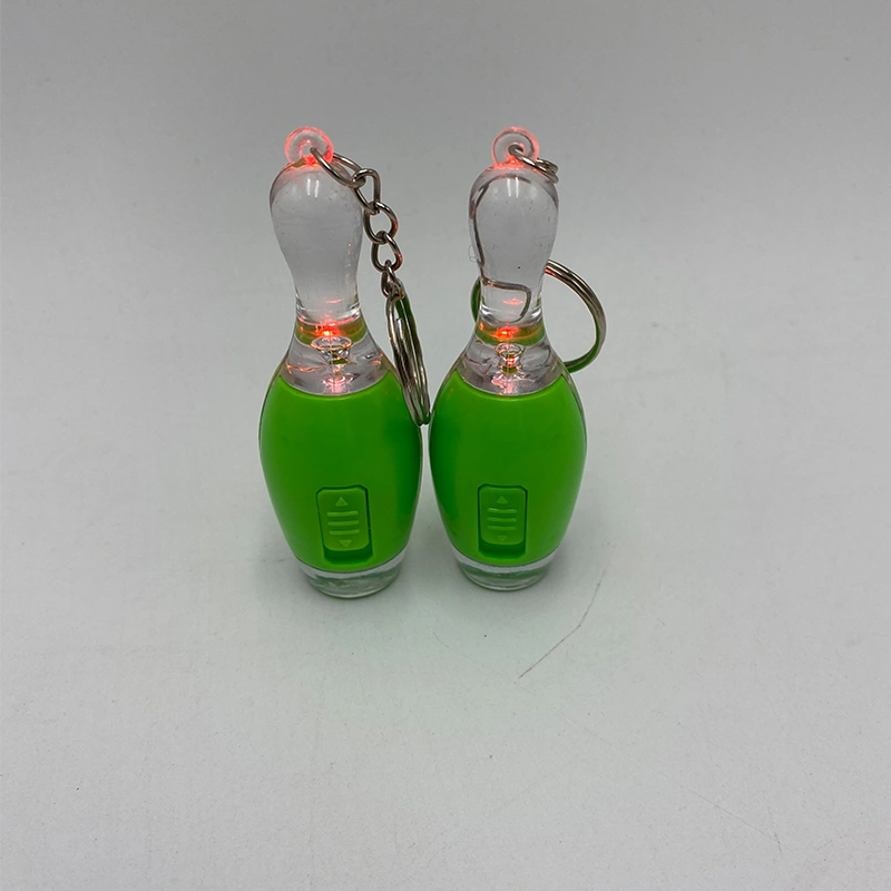 Bowling Ball Key Chain Lamp Flashlight