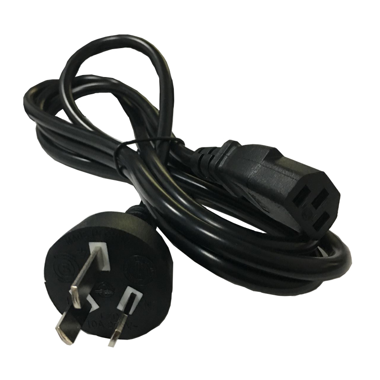 Australian ac power cord 3 prong