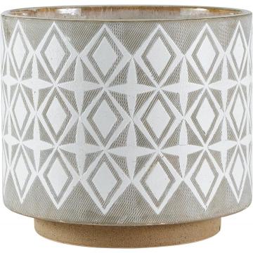 Rivet Geometric Ceramic Planter Pot