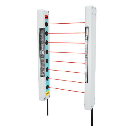 Intelligent Safety Grating Light Curtain Ultra-thin Infrared Reflector Photoelectric Sensor NA2-N8/N12-PN