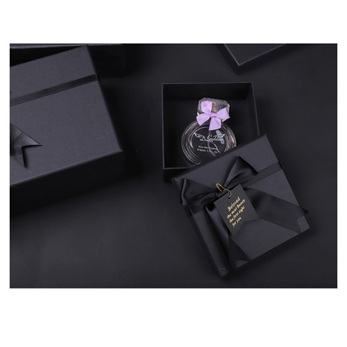 Boîte d'emballage de parfum cadeau noir