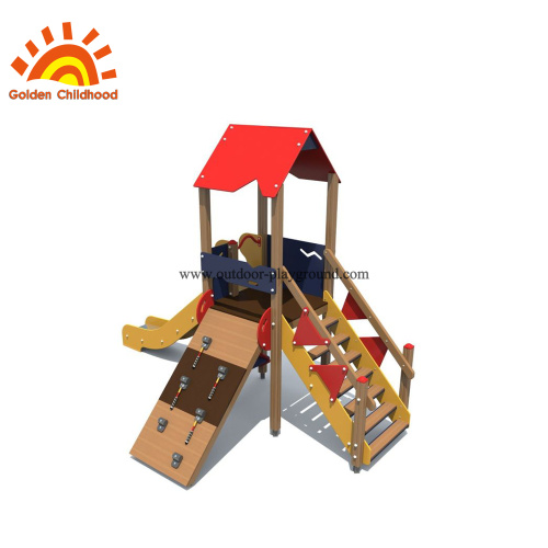 HPL Climbing Panel Slide Structure For Kids