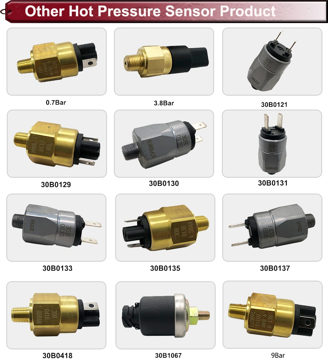 Construction Machinery Parts Grader Spare Parts Pressure Sensor Switch 30b1067