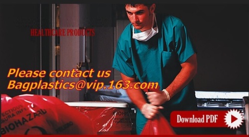 Clinical supplies, biohazard,Specimen bags, autoclavable bags, sacks, Cytotoxic Waste Bags