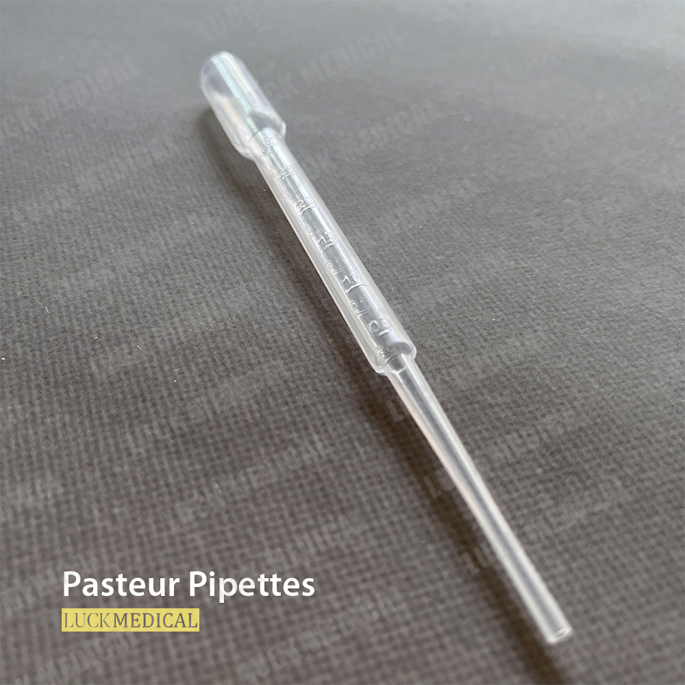 Conseil de pipette de pasteur en plastique en microbiologie