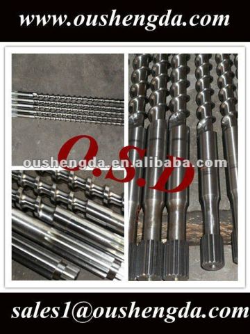 mini extruder screw barrel for snack extruder(fry food extruder screw)