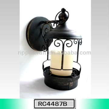 hot sale personalized iron candle wall sconce