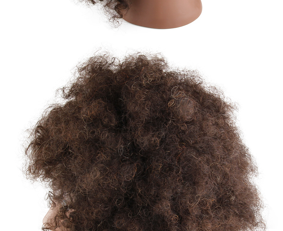 Alileader Wholesale African Female Cheap Mannequin Head Afro Training Mannequin Head