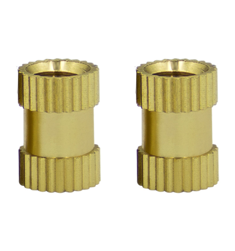 OEM brass copper knurled thread insert nut