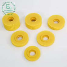 Industrial nylon lifting pulley wheel pouring PU pulley