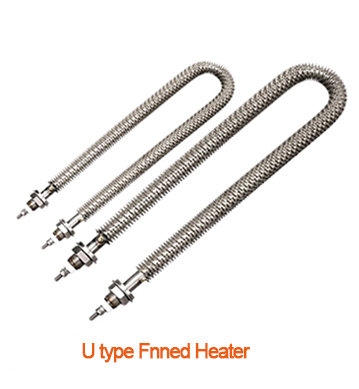 round shape stainless steel 304 industrial air heating Tubular electric tube fin heater