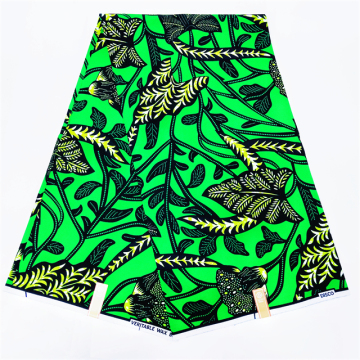 Golden Custom Designer African Batik Fabric Pagne