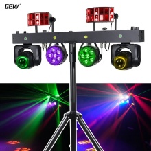 Professional Portable 5in1 LED Par Bar Stage Lighting with Stand for GEVV Dj Lights Disco Dj Equipment Gig Bar