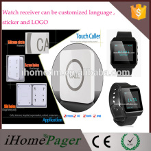 Restaurant waiter buzzer system waterproof touch caller