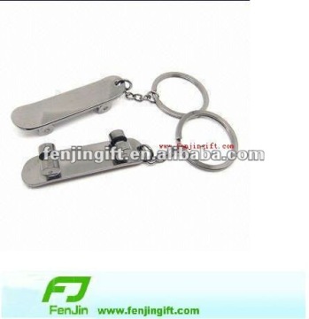 metal skateboard keychains,metal skids key chain