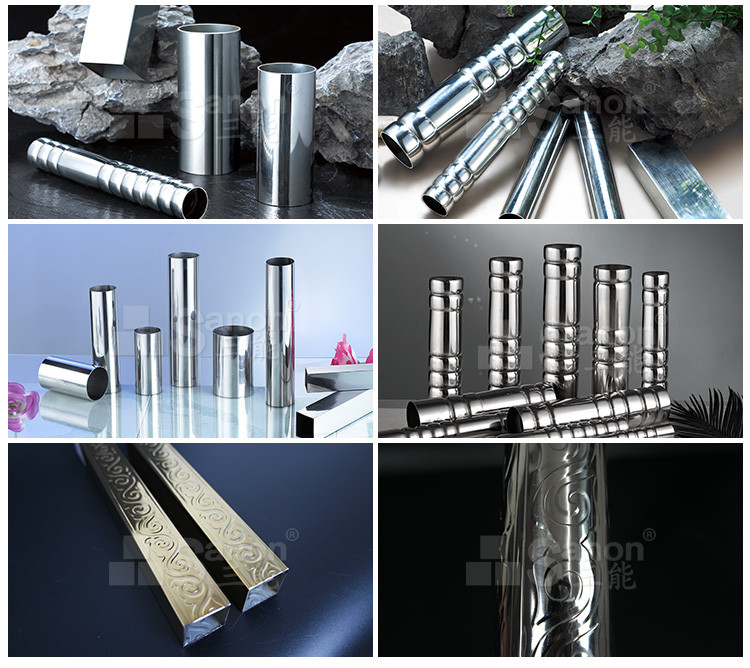 304 Satin Finished Welded Stainless Steel Chimney Pipe For Decoration