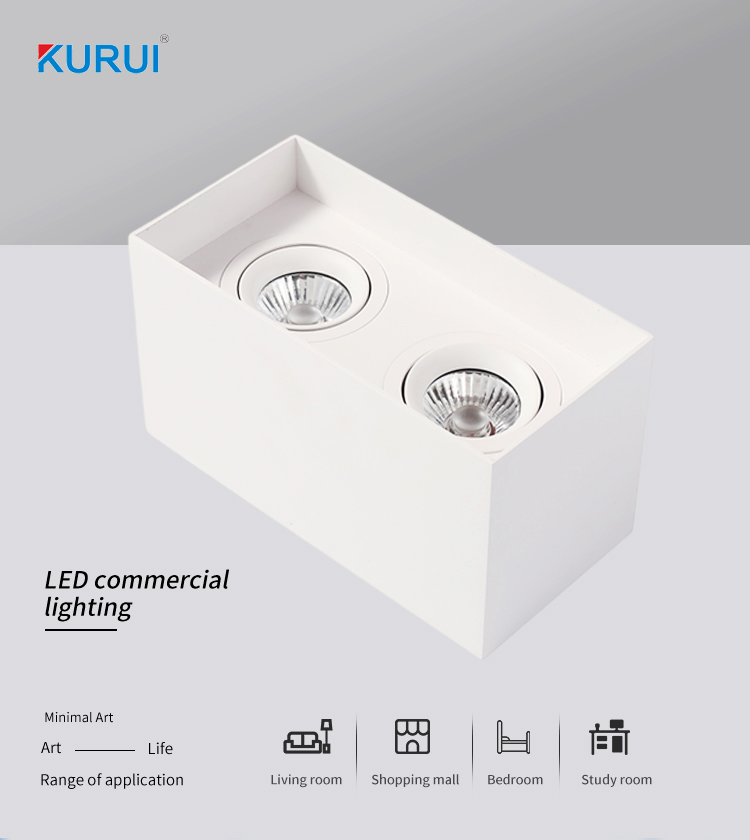 Modern Square Surface Mounted Led Downlight