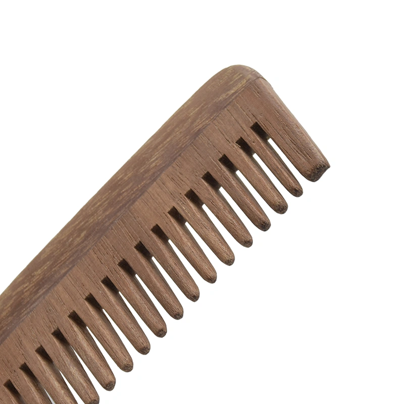 High Quality Personalized Wood Beard Comb Natural Wooden Comb