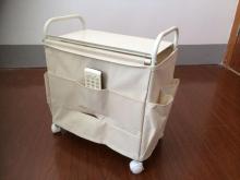 Ivory Side Wagon  Storage Rack, Oxford Fabric bags