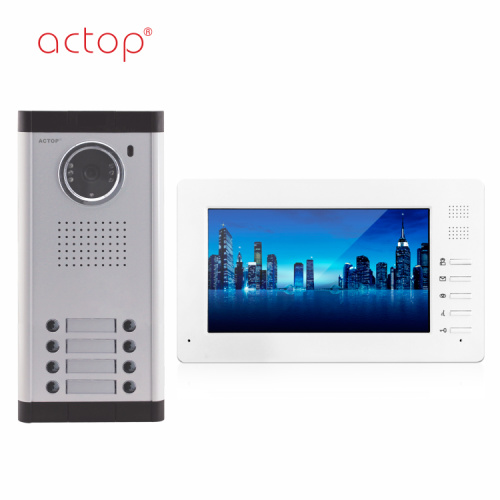 Telefon Pintu Video 7 INCH Multi Multi Apartment