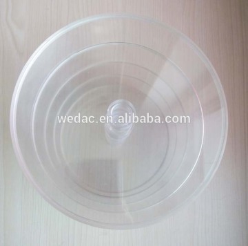 Stackable clear acrylic cylinder case